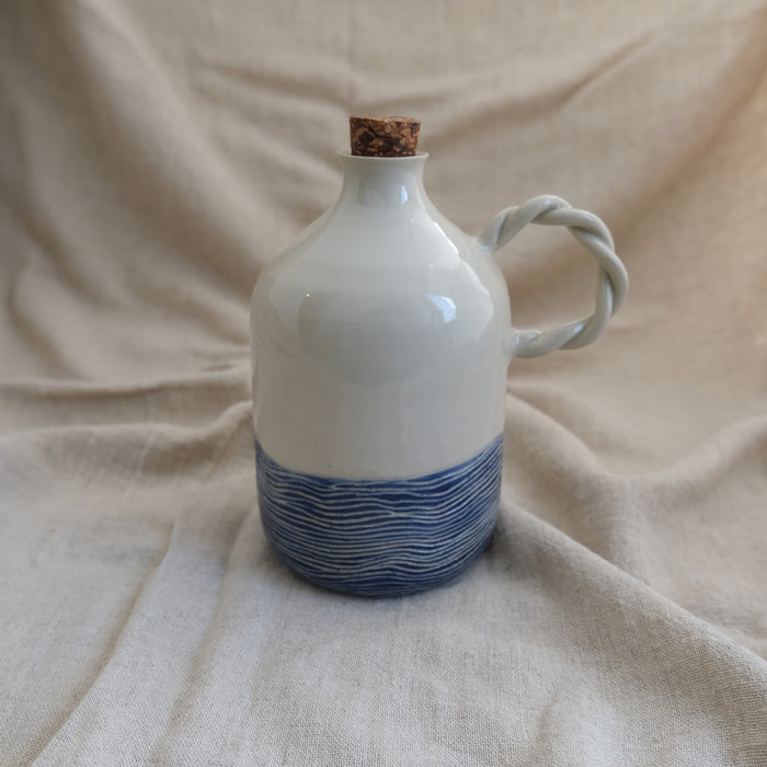 Deep Blue Oil Bottle