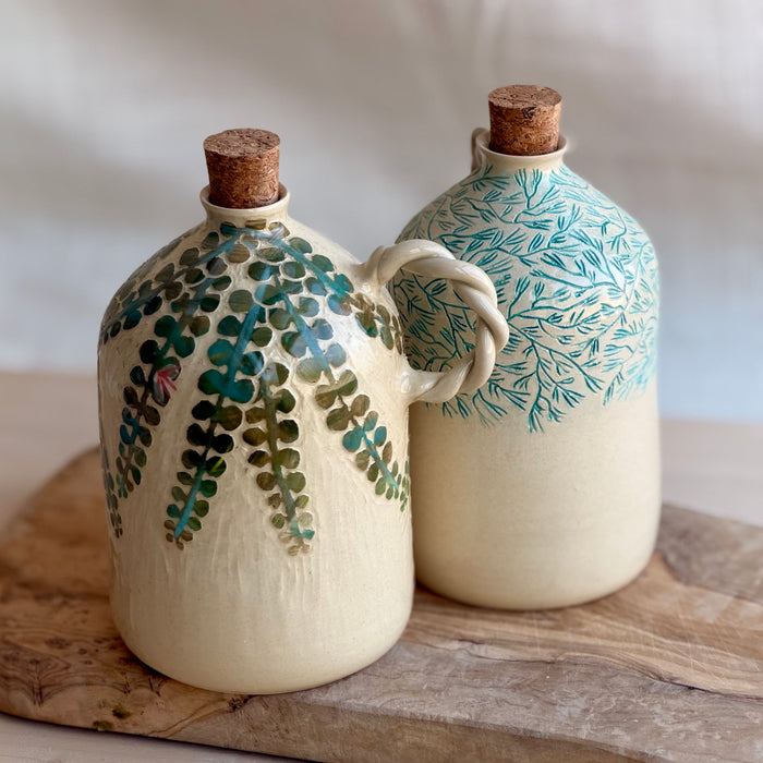 Capers oil bottle